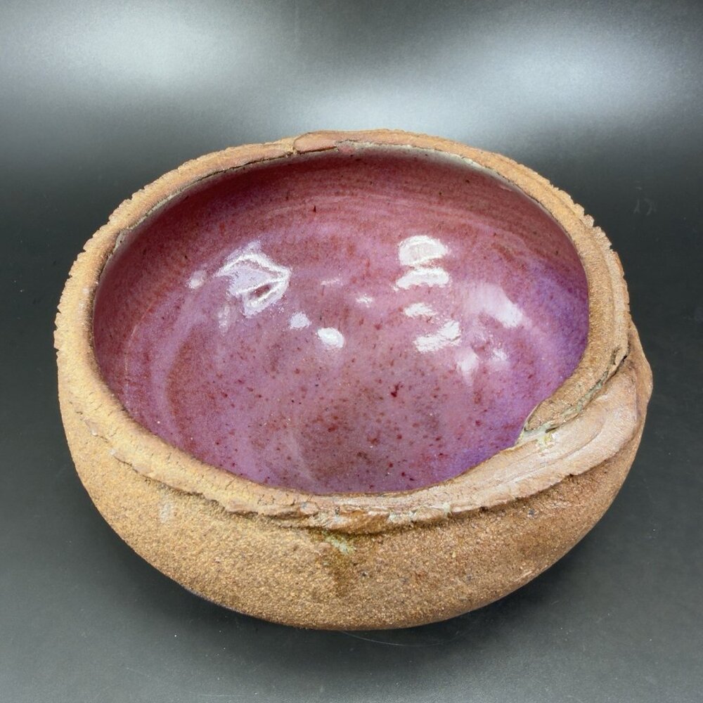 Steven Skinner Black Tree Studio Pottery Dish Bowl Hand Made Stoneware Dish Bowl
